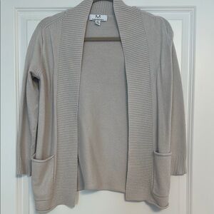 Women's Beige Cardigan Sweater